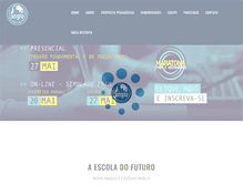 Tablet Screenshot of colegioanglo.com